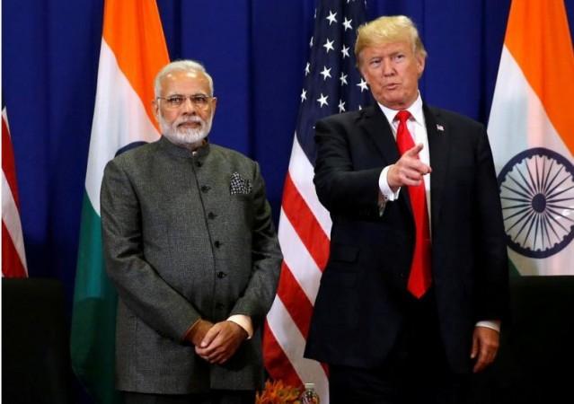 Prime Minister Narendra Modi with US President Donald Trump