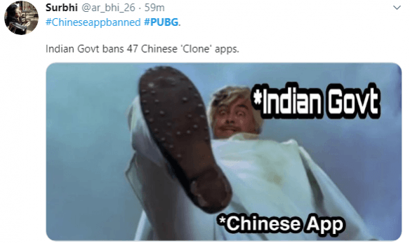 chinese app banned