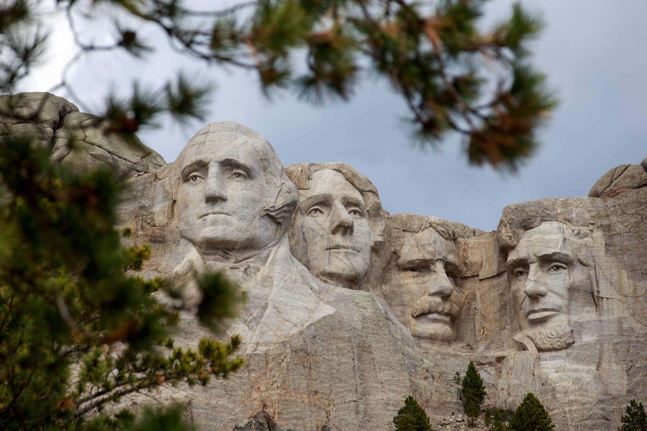 Mount Rushmore National Memorial in Keystone, South Dakota, is pictured on April 23.