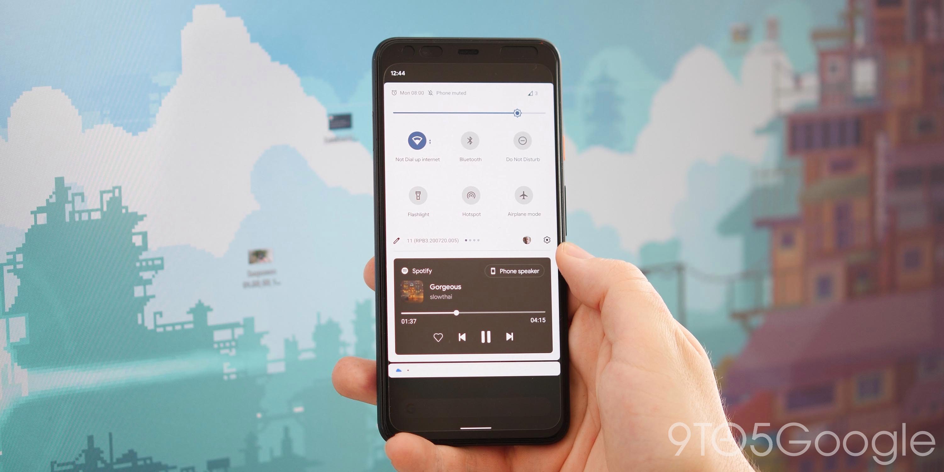 Android 11 Beta 3 - media player tweaks