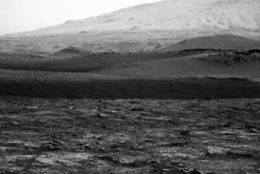 NASA Rover Glimpses a Ghostly Martian Dust Devil Whirling Across The Red Planet