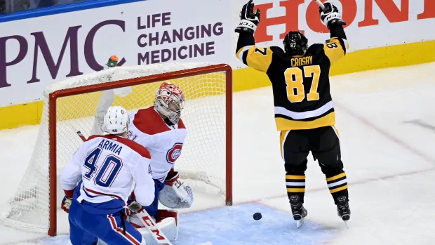 Penguins beat Canadiens in Game 2 to pull even in series