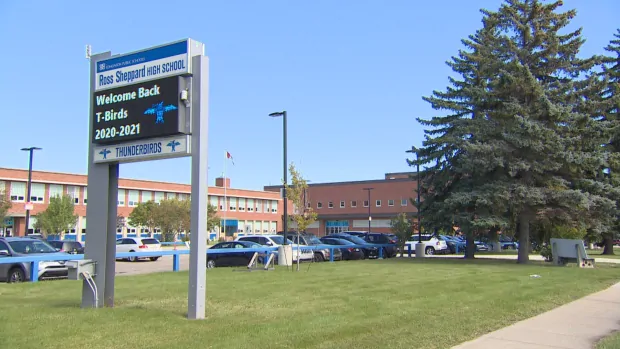 COVID-19 outbreak declared at Ross Sheppard High School