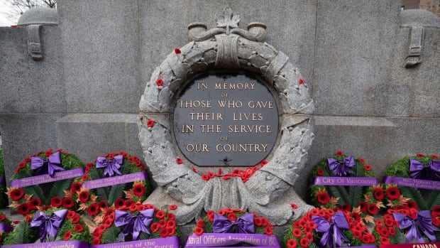 Remembrance Day ceremony held at Victory Square in Vancouver