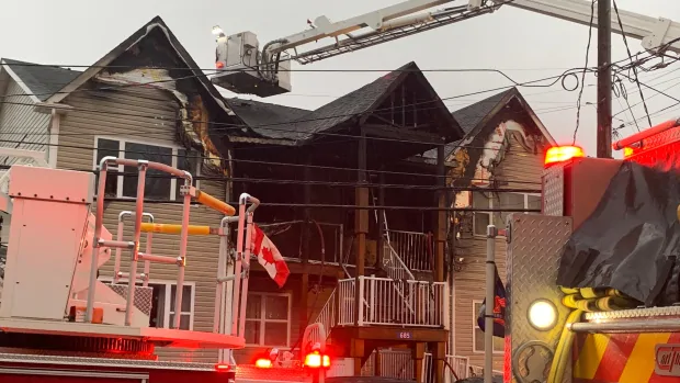 Halifax firefighters battle apartment fire on St. Margarets Bay Road