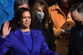 Kamala Harris leaves the US Senate and takes up her new post as Vice President