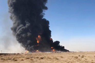Hundreds of tank trucks explode: flames in an Afghan border town