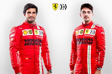 Sprint GP: Lechler & Sainz (Ferrari) Emotion Danger / Formula 1