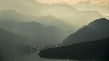 View of Sun Moon Lake in the Middle Mountains, the largest inland body of water in Taiwan.  |  Picture: picture combine / dpa |  Yuri Smituk