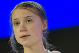 Greta Thunberg who criticizes Biden's climate policy