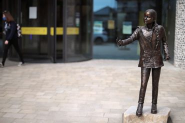 Greta Thunberg's statue in Great Britain causes controversy at the university