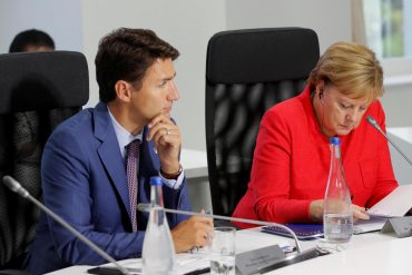 Angela Merkel apparently complains to Canadian Prime Minister Trudeau