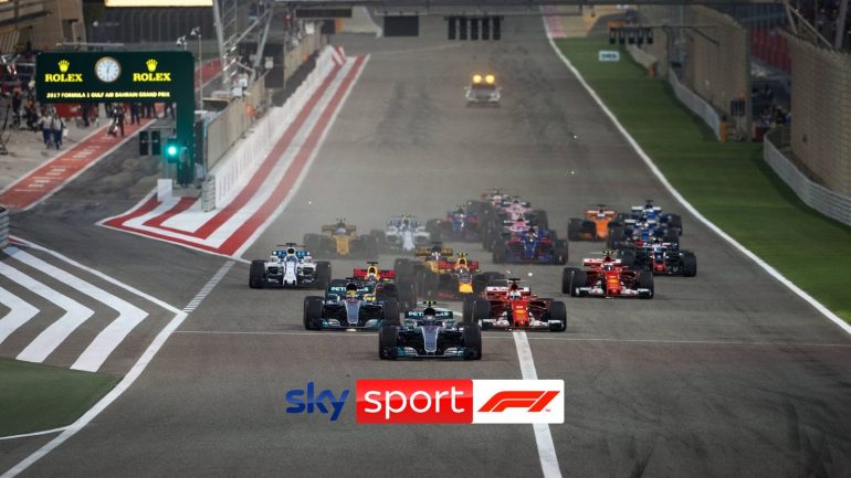 "Deine Formel 1 hat ein neues Zuhause" - Sky Sport F1 startet am 12. März.