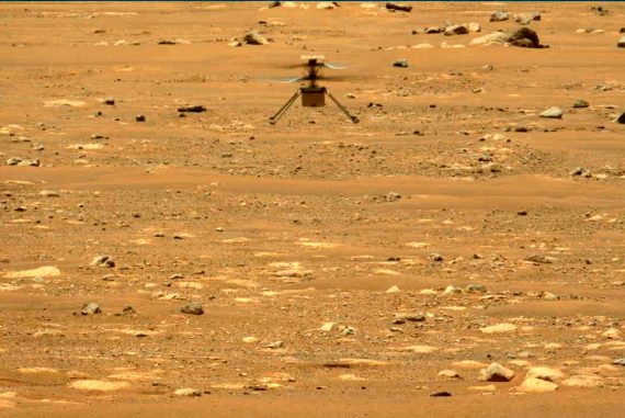 Mars helicopter "Ingenuity" flies for the third time on Mars