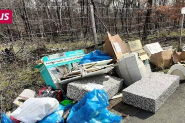 The city of Raunheim registers more rubbish in a public place