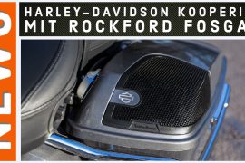 Harley-Davidson partnered with Rockford Fosgate on audio systems