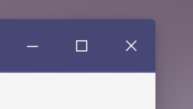 The first experiment with rounded corners reaches Windows 10.