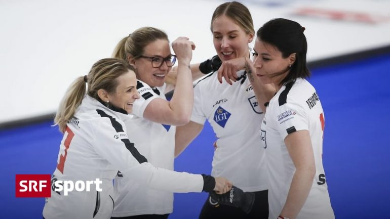 4–2 final win against Russia - Swiss women's curlers world title - defend the game