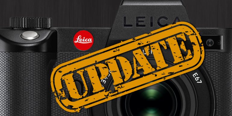 Leica SL2-S erhält Firmware Version 2.0