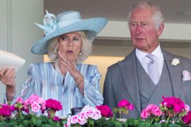 Prince Charles and Co. at the opening of the horse race and