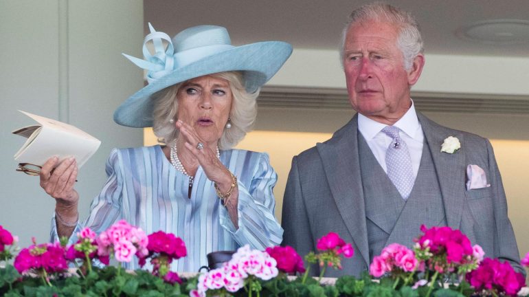 Prince Charles and Co. at the opening of the horse race and