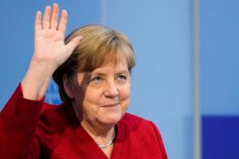 Angela Merkel warns against seeing a rival in Europe
