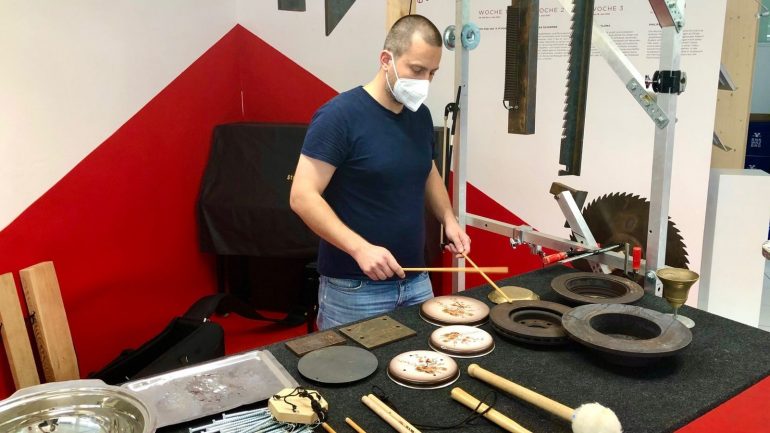 Junk becomes music: Artist makes instruments out of waste