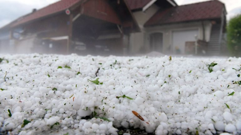 "Really shredded": Austria and Bavaria getting extreme hail