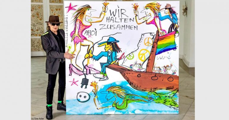 After the flood disaster: Udo Lindenberg is auctioning a work of art for 200,000 euros