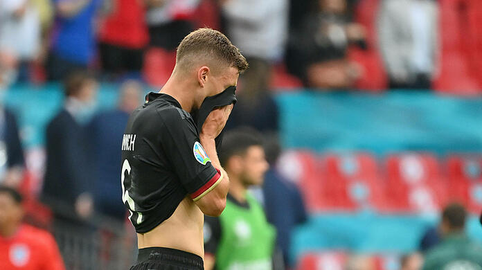 Tears after the final whistle: Joshua Kimmich after his European Championship loss in the round of 16 against England.