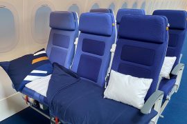 New at Lufthansa: Full line of seats to sleep in