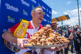 New world record: Hotdog weather eaters outperform their personal bests