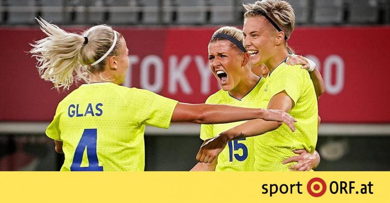 Soccer: Sweden defeated world champion USA - Tokyo 2020.  performed