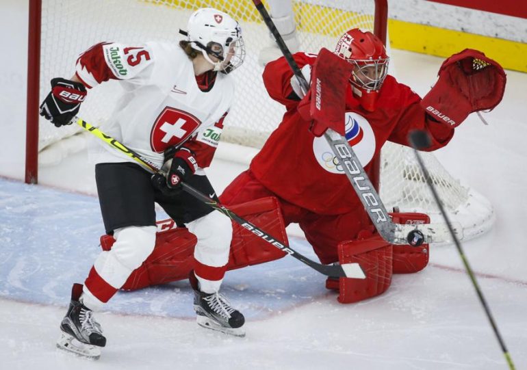 Russia beat Switzerland 3-1 in women's hockey world
