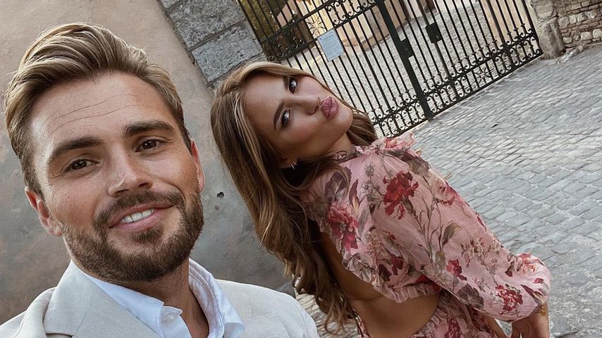 Johannes Haller and Jessica Paszka in Rome in August 2021