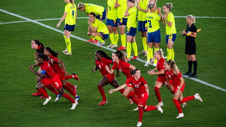 Kanada hat das Olympia-Finale im Frauenfußball gegen Schweden gewonnen.