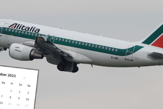 Later flights canceled: Alitalia on October 14 says Addio