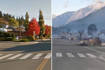 Litton in Canada: Roller of fire destroys village - devastation in pictures