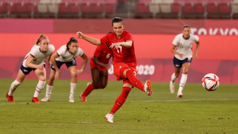 Olympia 2021: Canada surprises win against USA and enters women's football final