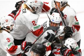 Swiss hockey women create history - see