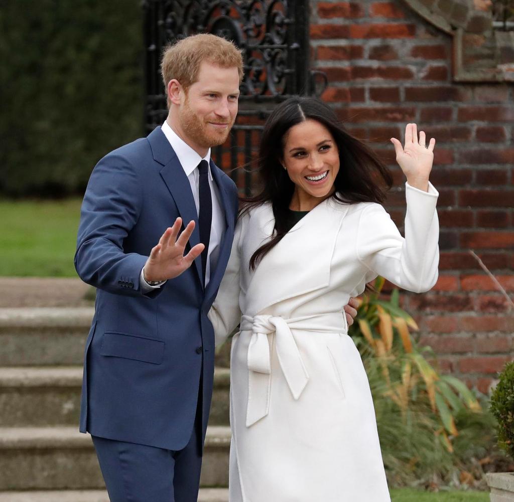 They were still in London: Harry and Meghan Markle in November 2017