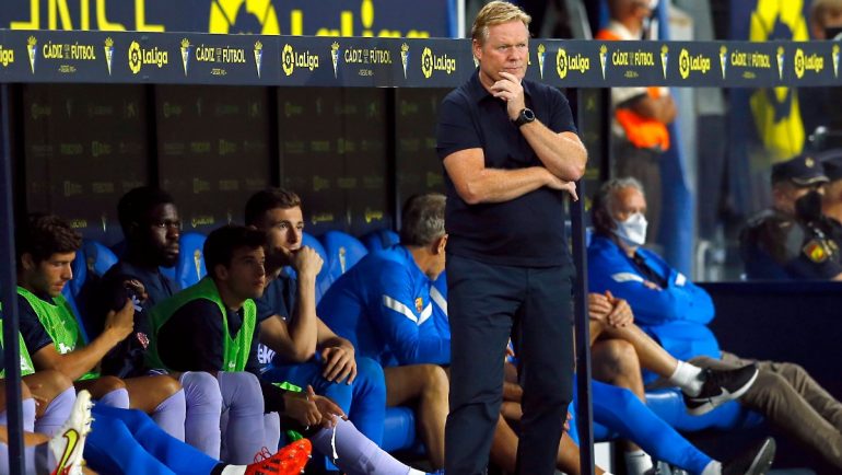 Coach Koeman counted: Barca disappointed with zero numbers