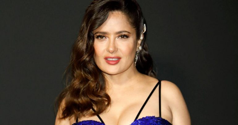 Salma Hayek in sexy swimsuit: Actress wishes herself 55th birthday