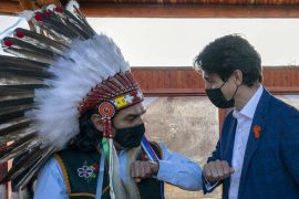Justin Trudeau remembers memorial service for abused Native Americans