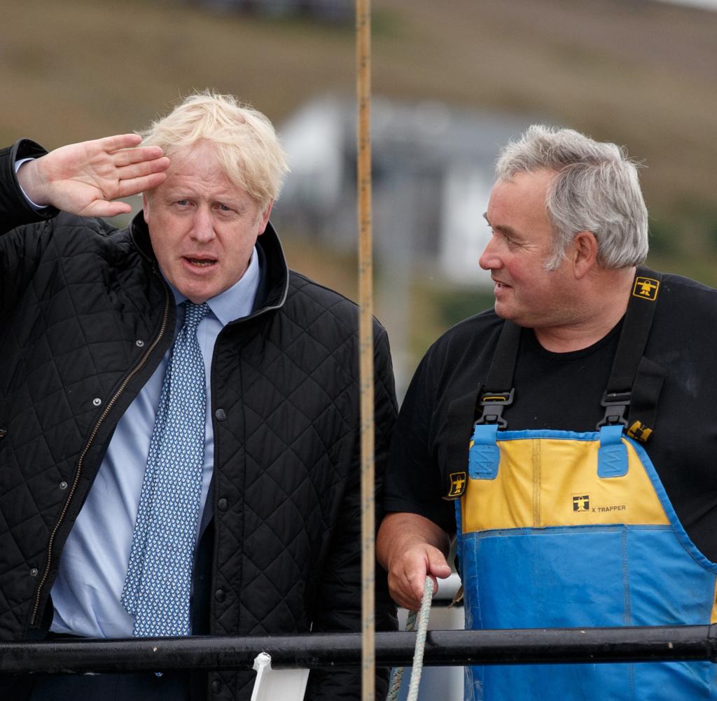 Boris Johnson avoided big cities on his trip to Scotland and preferred to chat with a lobster fisherman on the island of Orkney