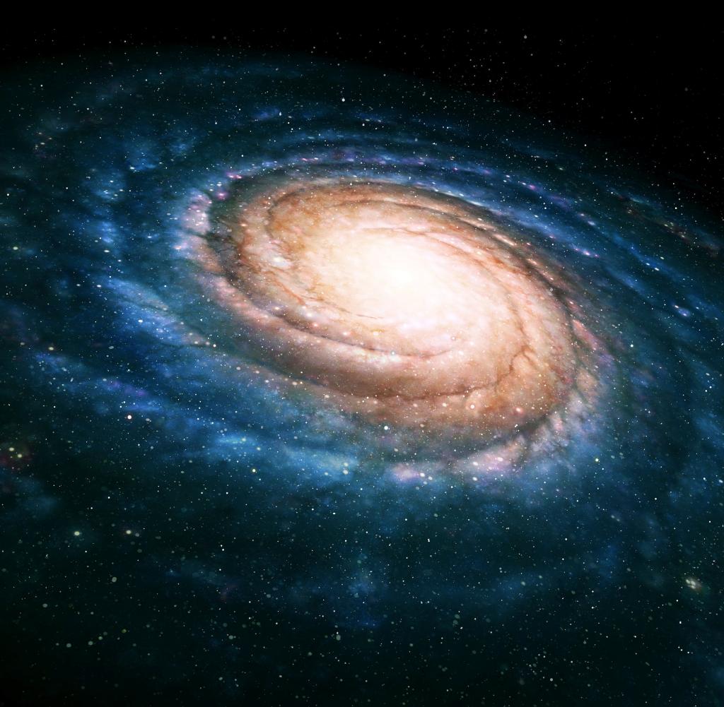 illustration of a spiral galaxy