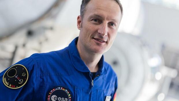 German Astronaut Maurer "Completely Rested" Before Take-Off