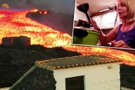 Volcanic eruption: Germans flee from lava flow on La Palma - on their boat (VIDEO)