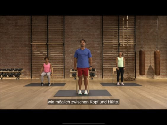 Training on Apple Fitness + - Screenshot