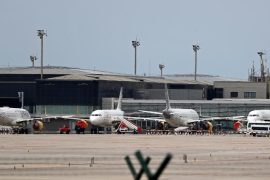 Palestinians refused boarding after being stopped and applied for asylum in Spain